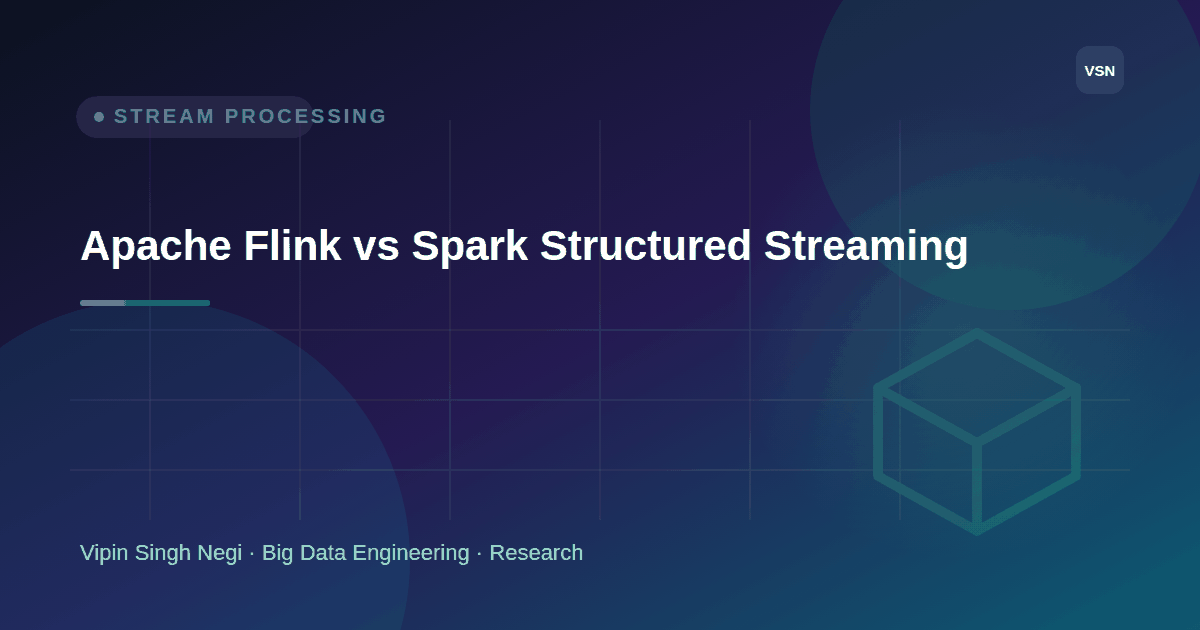 Apache Flink versus Spark Structured Streaming