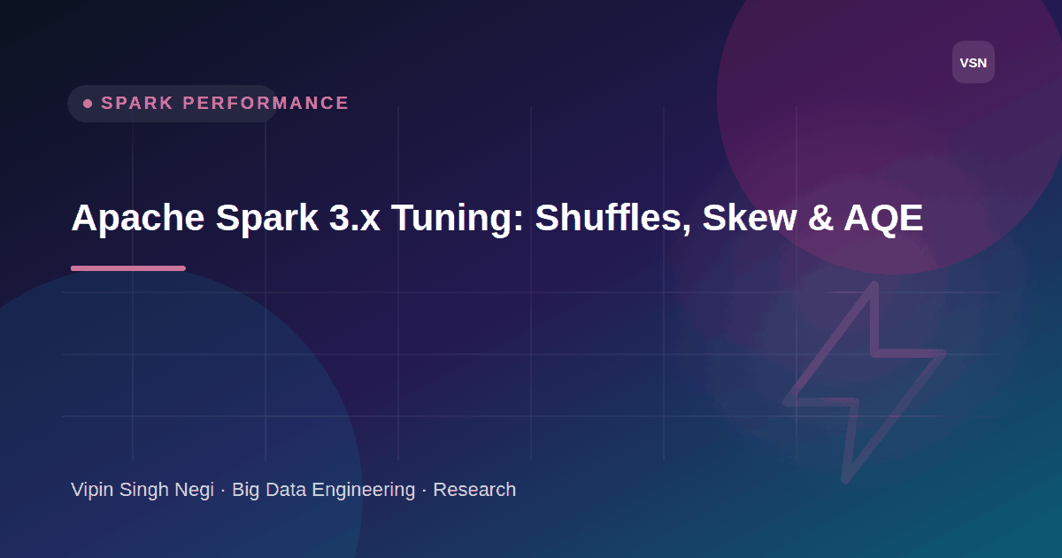 Apache Spark 3.x performance tuning